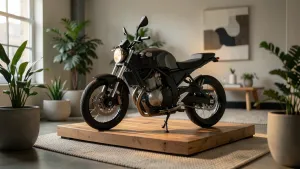 motocykl w domu